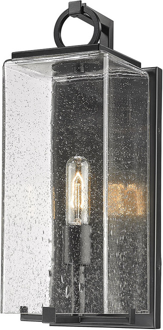 Z-Lite 592M-BK Sana Modern Black LED Exterior Lighting Sconce