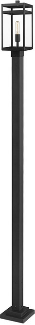 Z-Lite 596PHMS-536P-BK Nuri Modern Black Outdoor Post Light Fixture