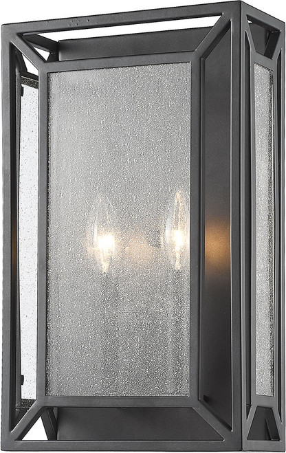 Z-Lite 6005-2S-BRZ Braum Modern Bronze Wall Sconce