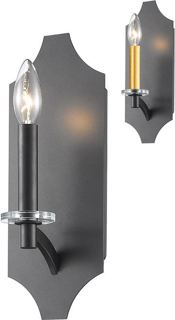 Z-Lite 6008-1S-BRZ Zander Modern Bronze Wall Lighting