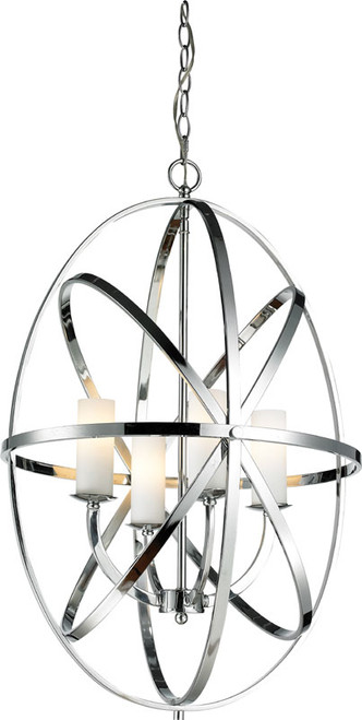 Z-Lite 6027-4L-CH Aranya Chrome Ceiling Light Pendant