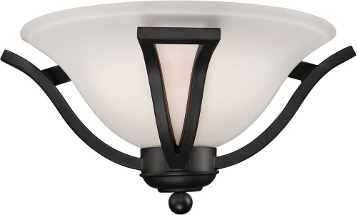 Z-Lite 703-1S-MB Lagoon Matte Black Wall Light Fixture