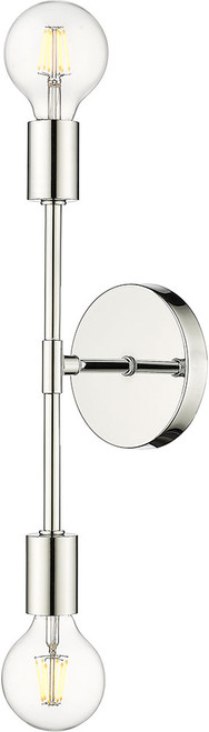 Z-Lite 731-2S-CH Modernist Contemporary Chrome Wall Mounted Lamp