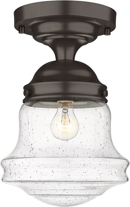 Z-Lite 736F10-BRZ Vaughn Contemporary Bronze 10.5" Ceiling Lighting Fixture