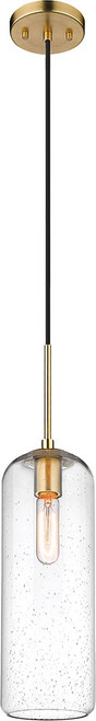 Z-Lite 738P22-HBR Monty Contemporary Heritage Brass Mini Pendant Hanging Light
