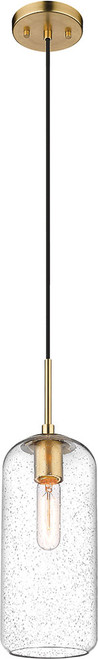Z-Lite 738P17-HBR Monty Contemporary Heritage Brass Mini Lighting Pendant