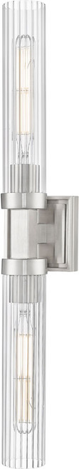 Z-Lite 740-2W-BN Beau Modern Brushed Nickel Bathroom Light Sconce