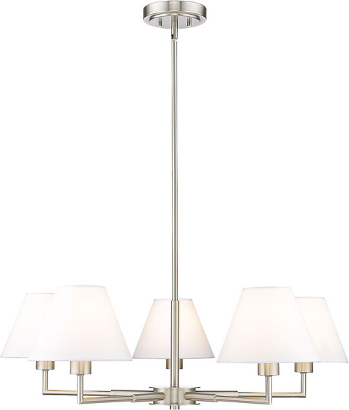 Z-Lite 744-34R-BN Leila Brushed Nickel Lighting Chandelier
