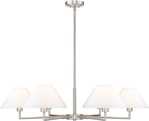 Z-Lite 744-44R-BN Leila Brushed Nickel Lighting Chandelier