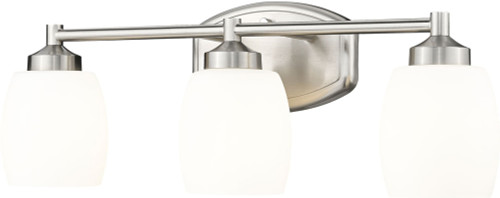 Z-Lite 745-3V-BN Kendrick Modern Brushed Nickel 3-Light Bathroom Lighting Fixture