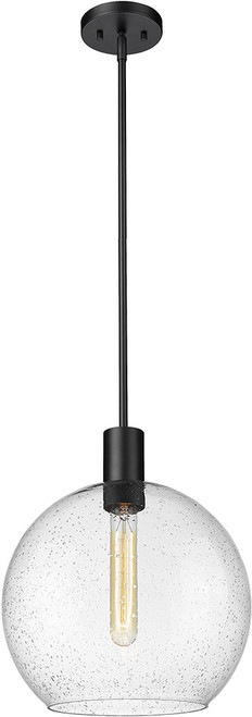 Z-Lite 7501P14-MB Margo Contemporary Matte Black Drop Ceiling Light Fixture