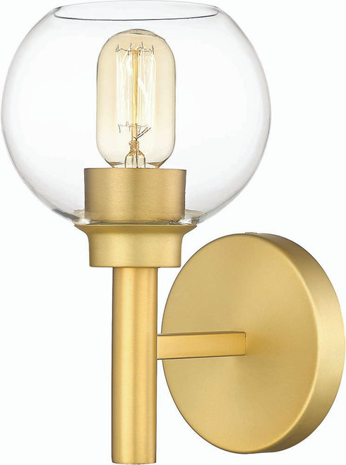 Z-Lite 7502-1S-BG Sutton Brushed Gold Wall Lighting