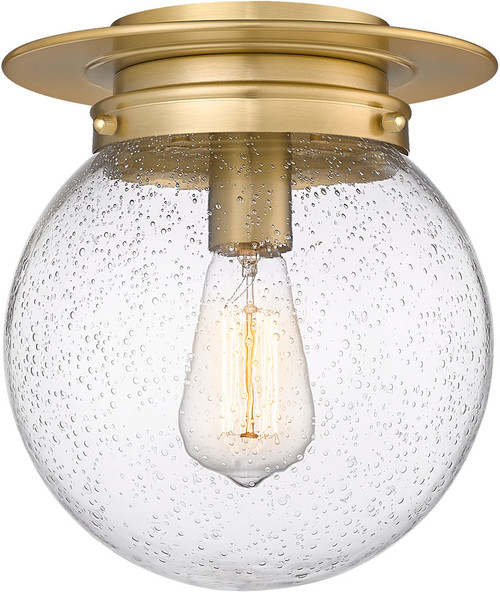 Z-Lite 7506F9-HBR Calhoun Contemporary Heritage Brass 9" Home Ceiling Lighting