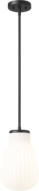 Z-Lite 7511P8-MB Newbury Modern Matte Black 8" Mini Ceiling Light Pendant