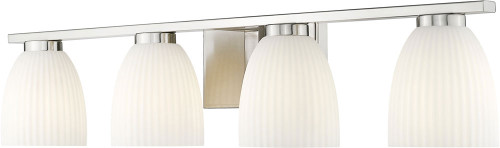 Z-Lite 7518-4V-BN Naya Modern Brushed Nickel 4-Light Bath Lighting