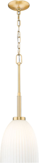 Z-Lite 7518P8-MGLD Naya Modern Modern Gold Mini Hanging Pendant Lighting