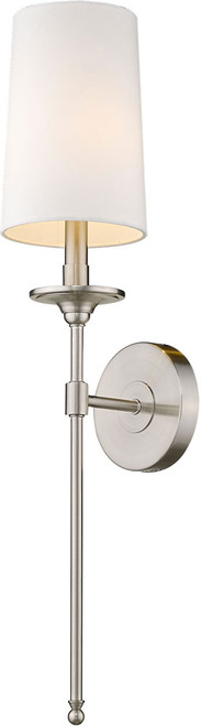 Z-Lite 807-1S-BN Emily Brushed Nickel 26" Lighting Sconce