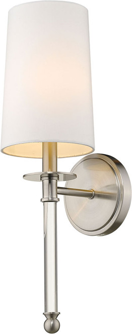 Z-Lite 808-1S-BN Mila Brushed Nickel 20" Lighting Wall Sconce