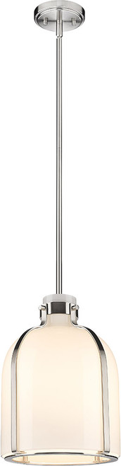 Z-Lite 818-9BN Pearson Modern Brushed Nickel 10" Mini Pendant Light