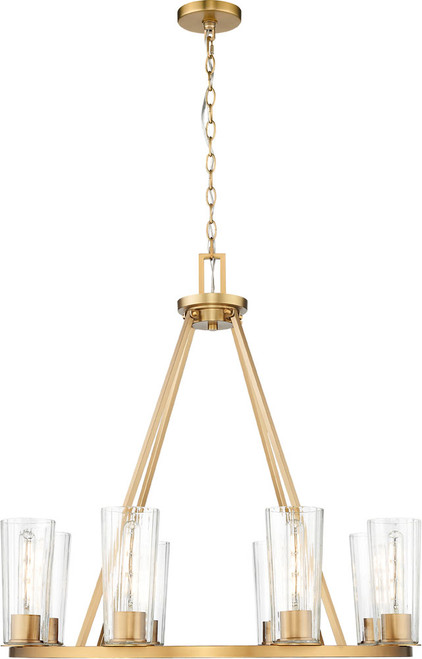 Z-Lite 826-8MGLD Titus Modern Modern Gold Chandelier Light