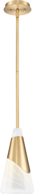 Z-Lite 828P7-ROD-MGLD Aimie Contemporary Modern Gold Mini Pendant Light Fixture