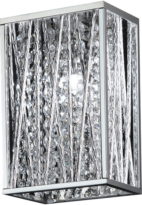 Z-Lite 872CH-1S-LED Terra Chrome LED Wall Light Sconce