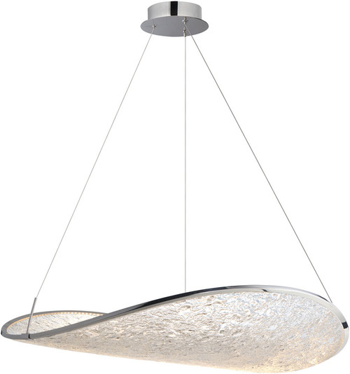 ET2 Lighting E24971-PC Moonscapes Contemporary Polished Chrome LED Hanging Light