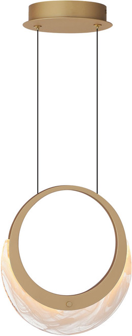 ET2 Lighting E23911-112GLD Lyra Contemporary Gold LED Mini Drop Lighting Fixture