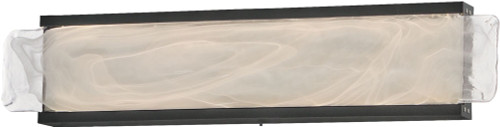 ET2 Lighting E24432-112BK Celine Modern Black LED 24" Bathroom Vanity Lighting