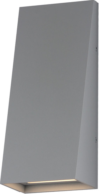 Maxim Lighting 52526SV Pathfinder Contemporary Silver LED Exterior Wall Sconce