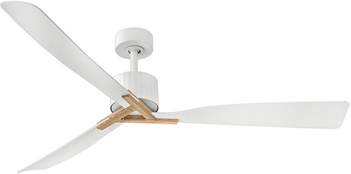 Hinkley Lighting 908260FMW-LDD Rafter Modern Matte White LED Ceiling Fan 60"