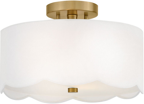 Lark 84381LCB Bliss Contemporary Lacquered Brass LED Ceiling Light Fixture