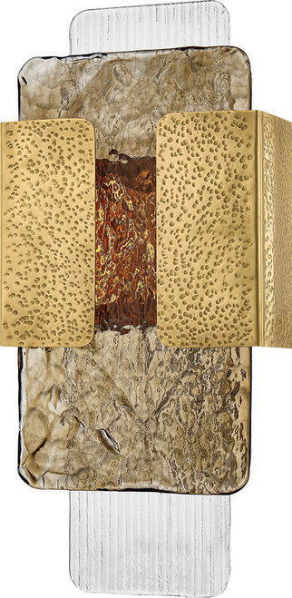 Corbett Lighting 551-02-VB Telluride Modern Vintage Brass LED Wall Sconce