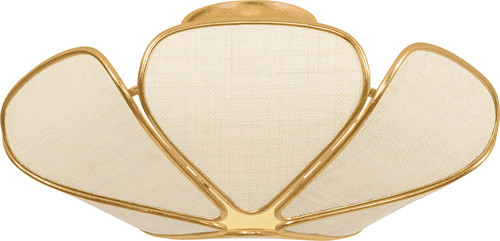 Hudson Valley Lighting 3919-VGL Bayville Contemporary Vintage Gold Leaf Ceiling Lighting