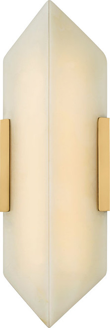 Corbett Lighting 558-16-VB Geo Modern Vintage Brass LED Wall Sconce