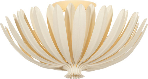 Hudson Valley Lighting 1819-CP Whitfield Contemporary Cream Plaster Ceiling Light Fixture