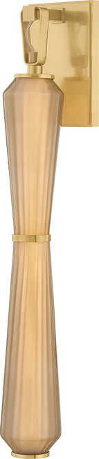 Corbett Lighting 548-23-VB Zircon Contemporary Vintage Brass LED Wall Sconce Lighting