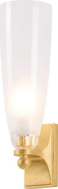 Hudson Valley Lighting 2861-VGL Ravenswood Contemporary Vintage Gold Leaf Light Sconce