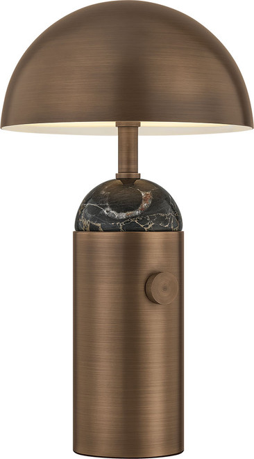 Hudson Valley Lighting L6351-HB Parkston Modern Historic Bronze LED Rechargeable Rechargeable Table Lamp