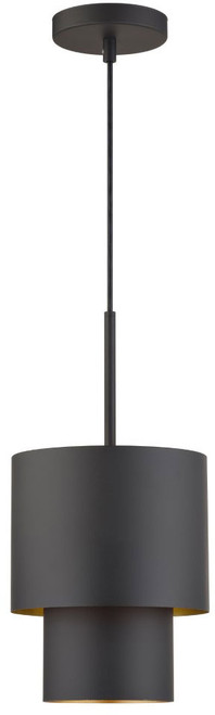Livex 40058-07 Zolana Modern Bronze 8.5" Hanging Light