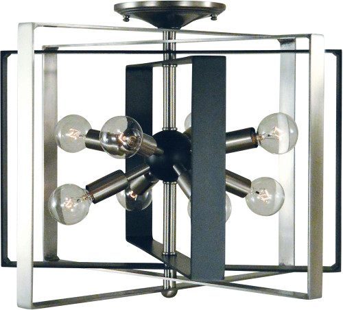 Framburg L1090 BN/MBLACK Interstellar Modern Brushed Nickel / Matte Black Overhead Lighting