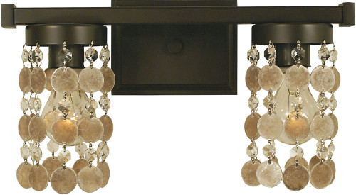Framburg 4362 Naomi Contemporary 2-Light Bathroom Wall Light Fixture