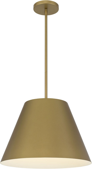 Alteck AP0078-5CCT-W-PB Jaz Modern Painted brass LED Outdoor Hanging Pendant Lighting