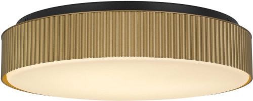 Alteck AFM0066-5CCT-W-PB Pez Contemporary Painted Brass LED 11" Outdoor Overhead Lighting Fixture
