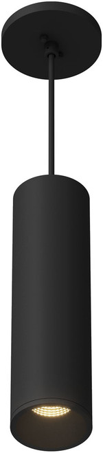 Kuzco Lighting LD3-PD12W18-3036-BK-UNV-010 Lorna Contemporary Black LED 12" Outdoor Hanging Pendant Light