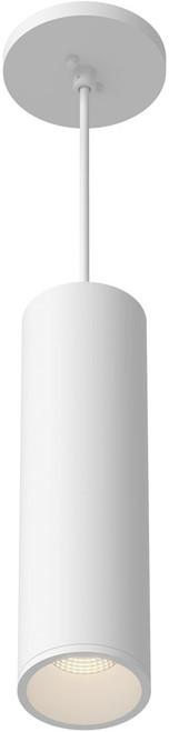 Kuzco Lighting LD3-PD12W18-3036-WH-UNV-010 Lorna Contemporary White LED 12" Outdoor Drop Ceiling Light Fixture