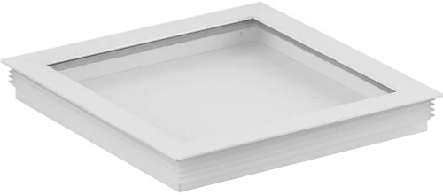 Progress Lighting P860047-030 Cylinder Lens White 6" Square Outdoor Cylinder Cover