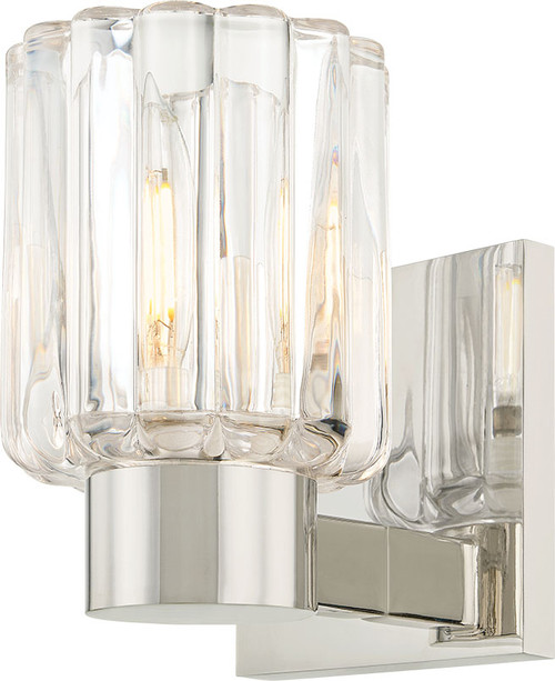 Mitzi by Hudson Valley H1107301-PN Danae Contemporary Polished Nickel Wall Lighting Fixture