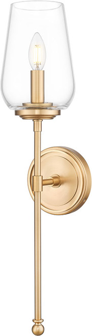 Z-Lite 2012-1S-MGLD Dominique Modern Modern Gold Wall Lamp