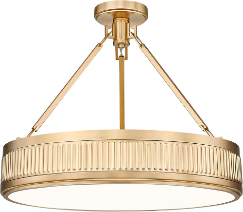 Z-Lite 3046SF22-MGLD-LED Quinn Modern Modern Gold LED 22" Flush Lighting